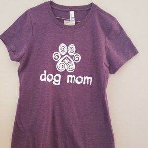District Brand - Purple "Dog Mom" Shirt